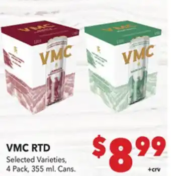 Vallarta Supermarkets VMC RTD offer