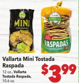 Vallarta Supermarkets Vallarta Mini Tostada Raspada offer