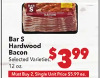 Vallarta Supermarkets Bar S Hardwood Bacon offer