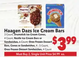 Vallarta Supermarkets Haagen Dazs Ice Cream Bars offer