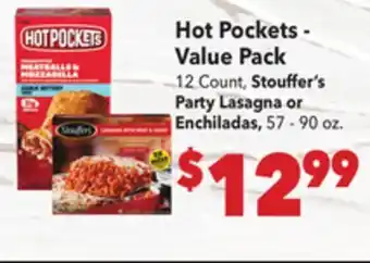 Vallarta Supermarkets Hot Pockets-Value Pack offer