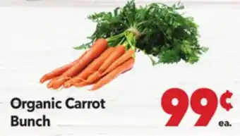 Vallarta Supermarkets Organic Carrot Bunch offer