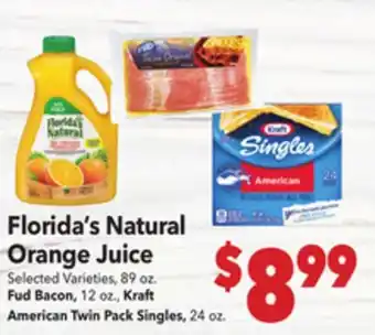 Vallarta Supermarkets Florida's Natural Orange Juice offer