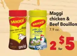 Vallarta Supermarkets Maggi chicken & Beef Bouillon offer