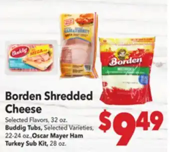 Vallarta Supermarkets Borden Shredded Cheese offer