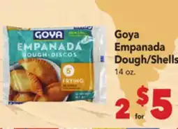 Vallarta Supermarkets Goya Empanada Dough/Shells offer