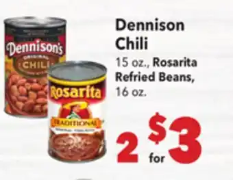 Vallarta Supermarkets Dennison Chili offer