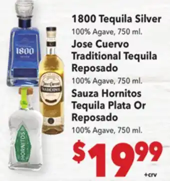 Vallarta Supermarkets 1800 Tequila Silver offer