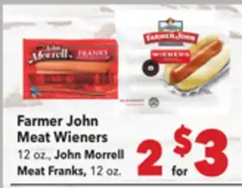 Vallarta Supermarkets Farmer John Meat Wieners offer