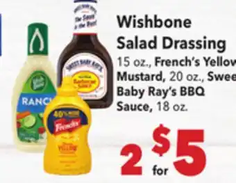 Vallarta Supermarkets Wishbone Salad Drassing offer