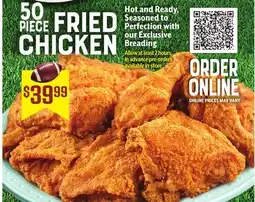 Vallarta Supermarkets 50 Piece Fried Chicken offer