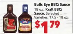 Vallarta Supermarkets Bulls Eye BBQ Sauce offer