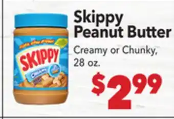 Vallarta Supermarkets Skippy Peanut Butter offer