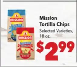 Vallarta Supermarkets Mission Tortilla Chips offer