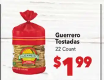 Vallarta Supermarkets Guerrero Tostadas offer