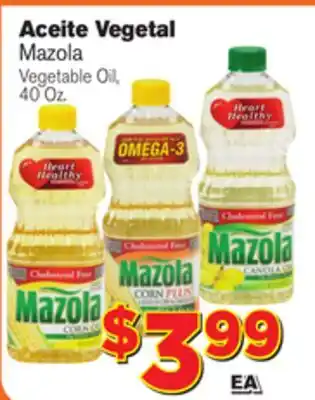 El Super Fresh Mazola Vegetable Oil offer