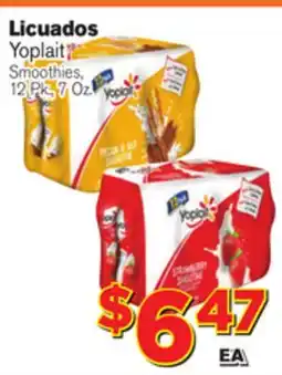 El Super Fresh Yoplait Smoothies offer