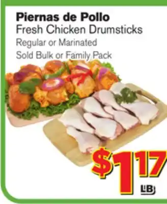 El Super Fresh Fresh Chicken Drumsticks offer