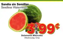 El Super Fresh Seedless Watermelon offer