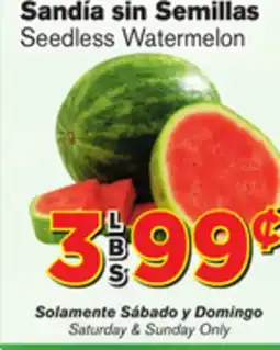 El Super Fresh Seedless Watermelon offer