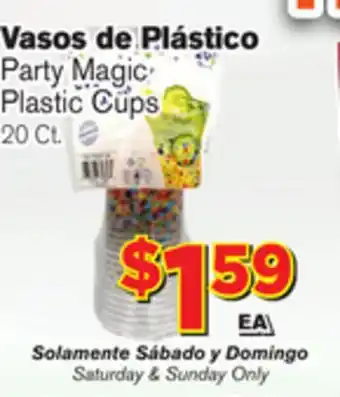 El Super Fresh Magic Party Magic Plastic Cups offer