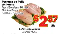 El Super Fresh Fresh Boneless Skinless Chicken Breast offer