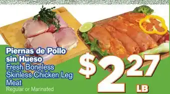 El Super Fresh Fresh Boneless Skinless Chicken Leg Meat offer