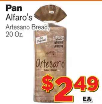 El Super Fresh Alfaro's Artesano Bread offer