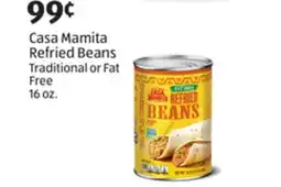 Aldi Casa Mamita Refried Beans offer