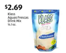 Aldi Klass Aguas Frescas Drink Mix offer