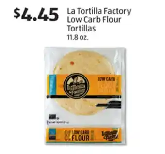 Aldi La Tortilla Factory Low Carb Flour Tortillas offer