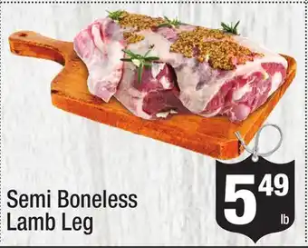 Super King Markets Semi Boneless Lamb Leg offer