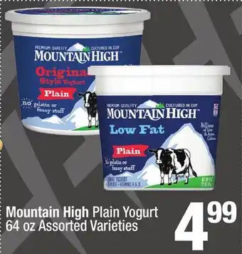 Super King Markets Mountain High Plain Yogurt offer