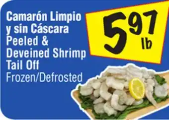 El Super Peeled & Deveined Shrimp Tail Off offer