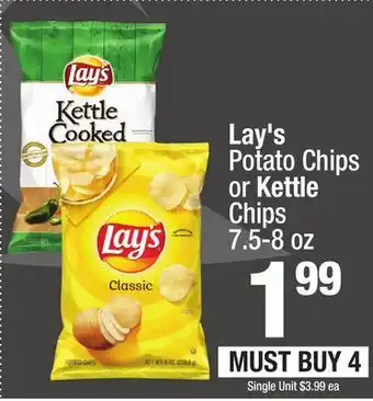 Super King Markets Lay's Potato Chips or Kettle Chips offer