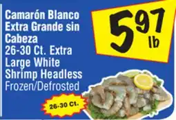 El Super 26-30 Ct. Extra Large White Shrimp offer