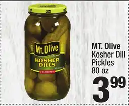 Super King Markets MT. Olive Kosher Dill Pickles offer