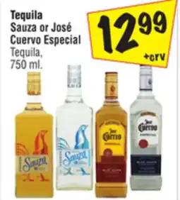 El Super Sauza or JoséCuervo Especial Tequila offer