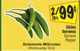 El Super Serrano Pepper offer