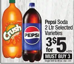 Super King Markets Pepsi Soda offer