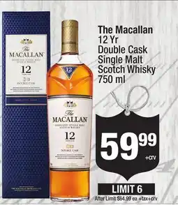 Super King Markets The Macallan 12 Yr Double Cask Single Malt Scotch Whisky offer