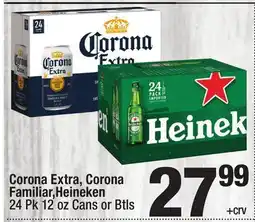 Super King Markets Corona Extra, Corona Familiar, Heineken offer