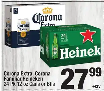 Super King Markets Corona Extra, Corona Familiar, Heineken offer