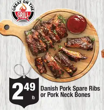 Super King Markets Danish Pork Spare Ribs or Pork Neck Bones offer