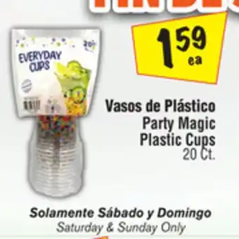 El Super Plastic Cups offer