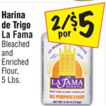 El Super La Fama Bleached and Enriched Flour offer