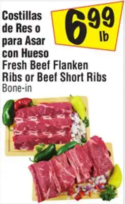 El Super Fresh Beef Flanken Ribs or Beef Short Ribs offer