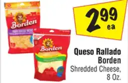 El Super Borden Shredded Cheese offer