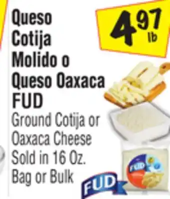 El Super Ground Cotija or Oaxaca Cheese offer