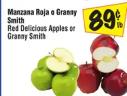 El Super Red Delicious Apples or Granny Smith offer